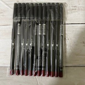 New 12PC Italia Deluxe Ultra Fine Lip Liner Set of 12 RED CHERRY 1055